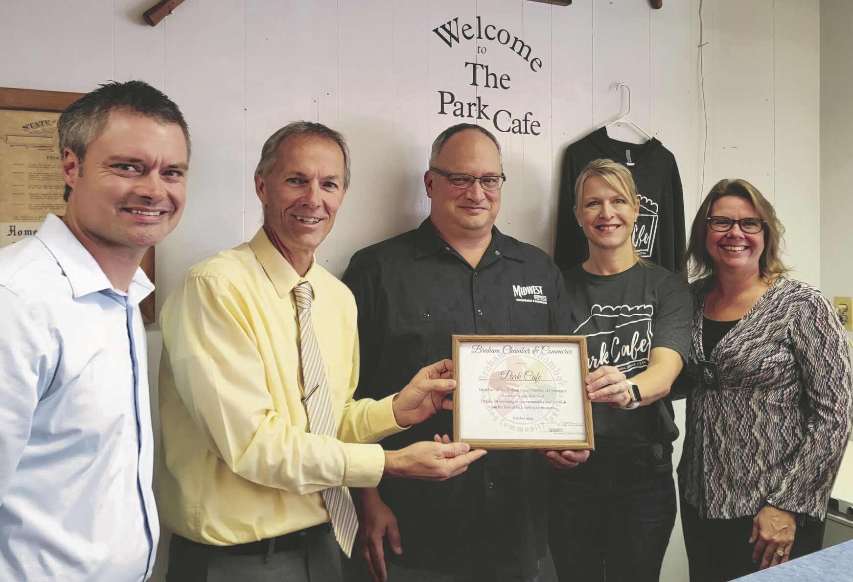 Braham welcomes new owners to the Park Cafe